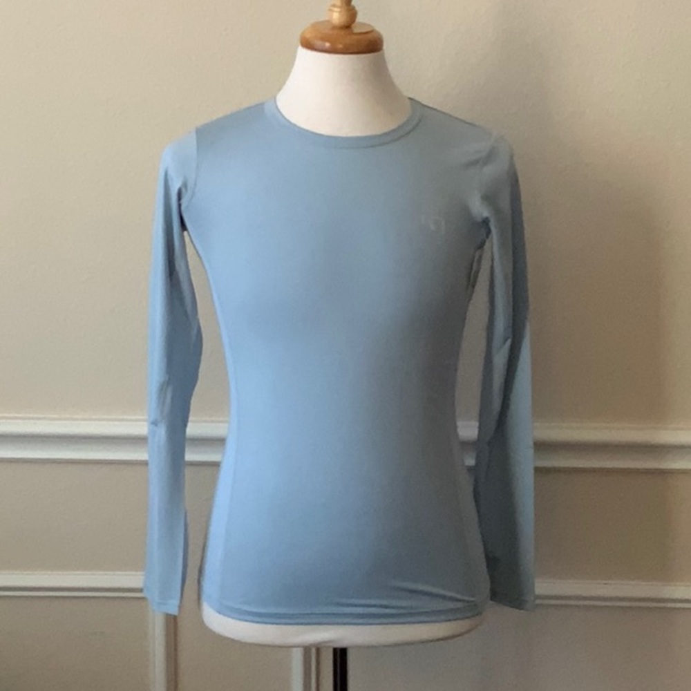 Kari Traa NORA long slv top - Calm blue
